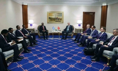 Cumhurbaşkanı Erdoğan, Somali Cumhurbaşkanı Şeyh Mahmud ile görüştü
