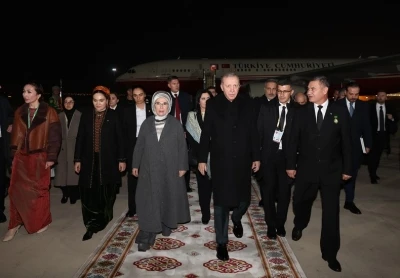 Cumhurbaşkanı Erdoğan Türkmenistan’da
