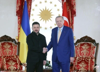 Cumhurbaşkanı Erdoğan, Ukrayna Devlet Başkanı Zelenskiy ile bir araya geldi

