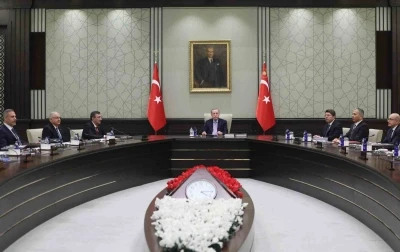 Cumhurbaşkanı Recep Tayyip Erdoğan başkanlığındaki yılın ilk Milli G&uuml;venlik Kurulu (MGK) toplantısı Beştepe&rsquo;de başladı.
