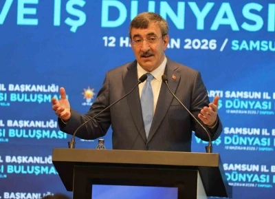 Cumhurbaşkanı Yardımcısı Cevdet Yılmaz, Samsun&rsquo;da konuştu: "Her t&uuml;rl&uuml; riske karşı &uuml;lkemizi hazırlıyoruz"
