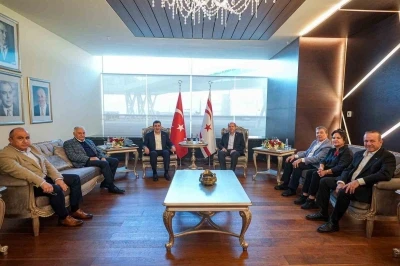 Cumhurbaşkanı Yardımcısı Yılmaz, KKTC’deki temaslarını tamamladı
