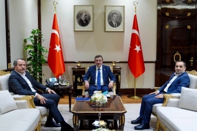 Cumhurbaşkanı Yardımcısı Yılmaz, Memur-Sen Genel Başkanı Yal&ccedil;ın&rsquo;ı kabul etti
