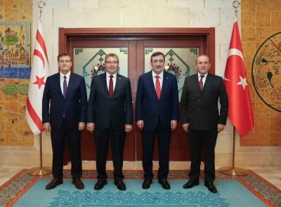 Cumhurbaşkanı Yardımcısı Yılmaz: "KKTC&rsquo;yi Doğu Akdeniz&rsquo;in parlayan bir yıldızı olarak geleceğe taşımak en b&uuml;y&uuml;k hedefimizdir"
