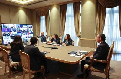 Cumhurbaşkanı Yardımcısı Yılmaz: &quot;Türkiye olarak, adil ve kalıcı barış için diplomatik çabaları desteklemeye devam edeceğiz&quot;
