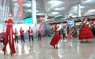 Cumhuriyet Bayramı İstanbul Havalimanı’nda coşkuyla kutlandı
