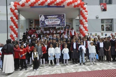 Cumhuriyet İlk ve Ortaokulu&rsquo;nda &lsquo;Bilim ve Sanat Ş&ouml;leni&rsquo; d&uuml;zenlendi
