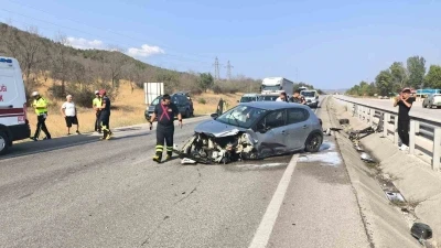 D100’de otomobil kanala düştü: 3 yaralı
