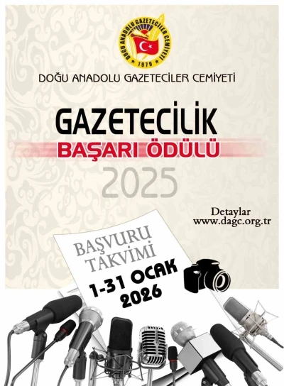 DAGC gazetecileri &ouml;d&uuml;llendirecek
