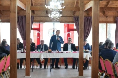 Darende&rsquo;de muhtarlarla istişare toplantısı
