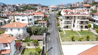 Dat&ccedil;a&rsquo;da 13 kilometre sıcak asfalt serimi tamamlandı
