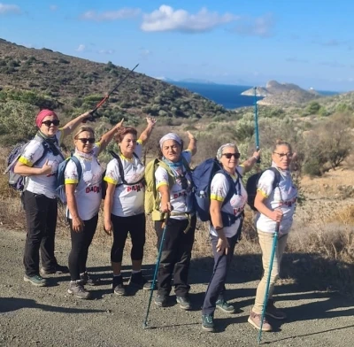 Datça’dan Knidos’a doğa yürüyüşü yapıldı
