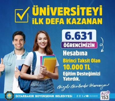 DBB’den üniversiteyi ilk kez kazanan 6 bin 631 öğrenciye eğitim desteği
