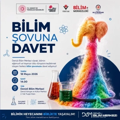 Denizli Bilim Merkezi&rsquo;nde her yaşa uygun &lsquo;Bilim Şovu&rsquo; yapılacak
