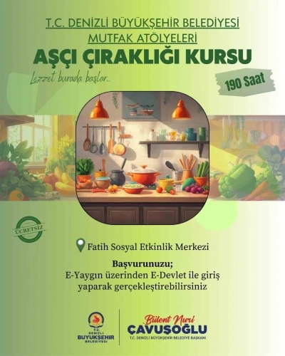 Denizli B&uuml;y&uuml;kşehir geleceğin şeflerini yetiştirecek
