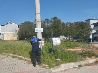 Denizli&rsquo;de ka&ccedil;ak reklam panoları tek tek kontrol ediliyor
