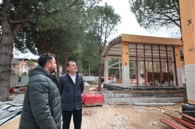 Denizli&rsquo;nin modern sosyal tesisi hızla y&uuml;kseliyor
