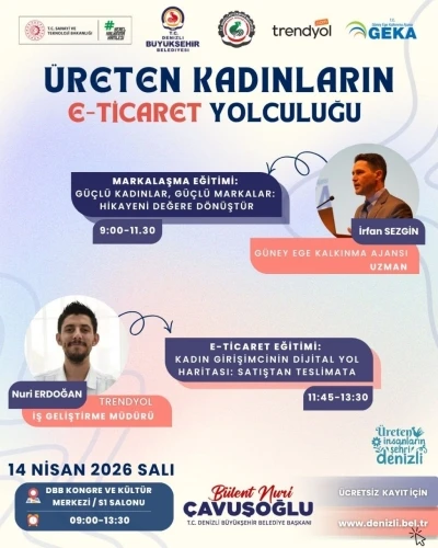 Denizli&rsquo;nin &uuml;reten kadınları dijital d&uuml;nyada markalaşıyor

