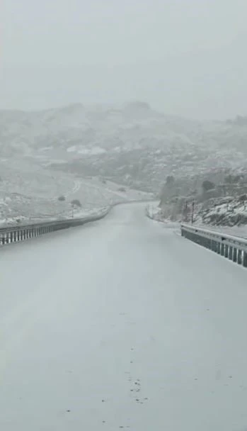 Denizli’nin yüksek kesimlerinde kar yağışı başladı
