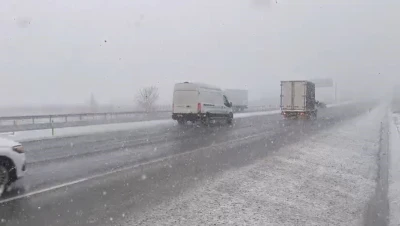 Denizli&rsquo;nin y&uuml;ksek kesimlerinde kar yağışı etkili oluyor
