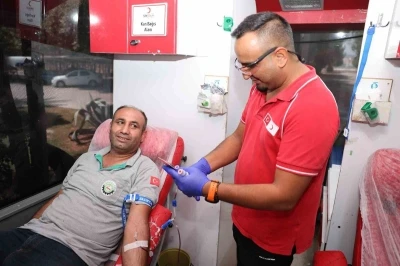 Denizli OSB’den Türk Kızılayına kan bağışı desteği
