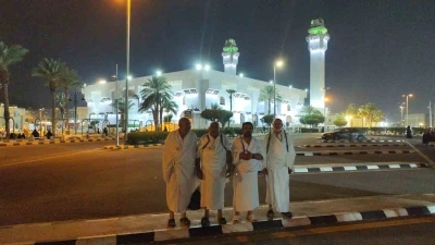 Denizlili umreciler &uuml;&ccedil;&uuml;nc&uuml; umrelerini Tenim&rsquo;de idrak etti
