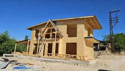 Deprem bölgesi Malatya’da ahşap evlere ilgi artıyor
