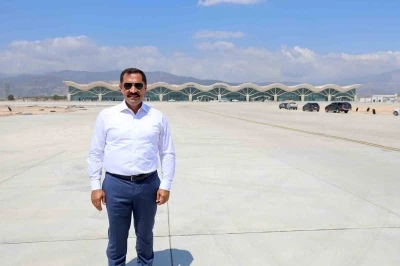 Depremde hasar alan Hatay Havalimanı’ndaki çalışmalarla birlikte ilk yurt dışı uçuş Kıbrıs’a gerçekleşecek
