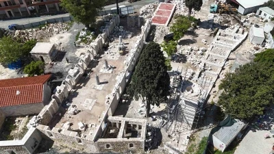 Depremde yerle bir olan Antakya Ulu Cami yeniden vatandaşlarla buluşacağı g&uuml;n&uuml; bekliyor
