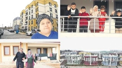 Depremzede aileler "&ouml;deme" sisteminden memnun: Neredeyse bedavaya evimiz oldu!