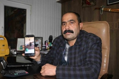 Dev kartala &quot;Kartalcık kartalcık&quot; diye seslendi, o anları kayıt altına aldı
