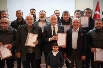 Dev projede tapular teslim edildi
