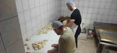 Devrek&rsquo;in asırlık simit fırınında bayram mesaisi
