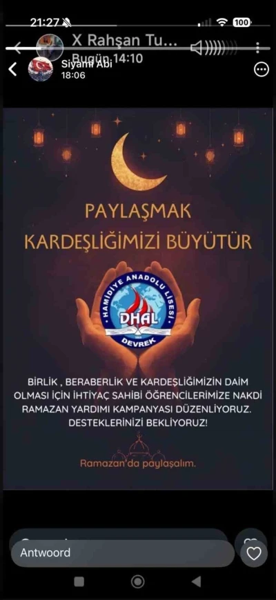 Devrek&rsquo;te ihtiya&ccedil; sahibi &ouml;ğrencilere nakit yardımı yapıldı

