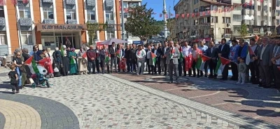 Devrek’ten Filistin’e destek, &quot;Gazze bizim vicdanımızdır&quot;
