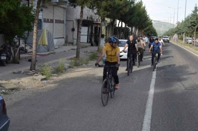 Dicle&rsquo;de pedallar sağlıklı yaşam i&ccedil;in &ccedil;evrildi
