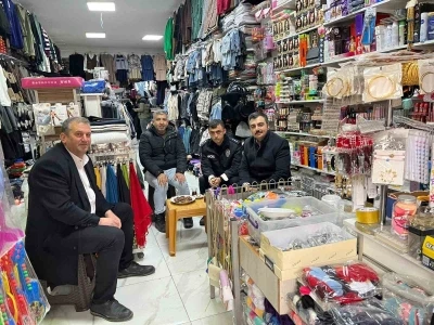 Dicle Kaymakamı Mustafa Atış, esnaf ve vatandaşlarla bir araya geldi
