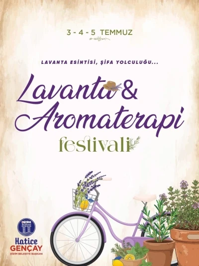 Didim Belediyesi Lavanta ve Aromaterapi Festivali kapılarını a&ccedil;ıyor
