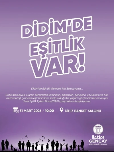 Didim Belediyesi Yerel Eşitlik Eylem Planı &Ccedil;alıştayı d&uuml;zenlenecek
