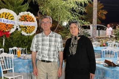 Didim&rsquo;de 8 saat arayla vefat eden Kır &ccedil;ifti son yolculuğuna uğurlandı
