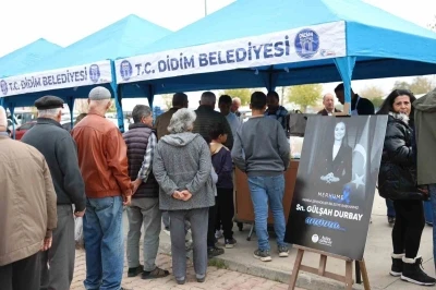 Didim&rsquo;de merhume başkan Durbay i&ccedil;in lokma hayrı d&uuml;zenlendi
