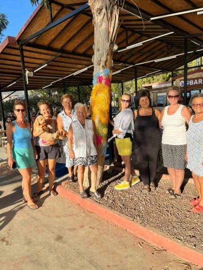 Didimli kadınların, çevre sorunlarına dikkat çekmek için ilginç etkinliği
