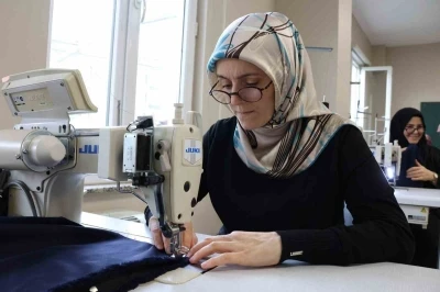 Dikişle ısınan kalpler: Ümraniye’den Van’a yardım eli
