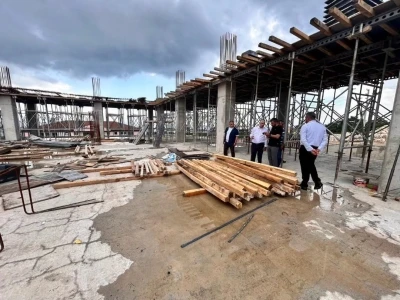 Dilovası&rsquo;nın yeni k&uuml;lt&uuml;r merkezi y&uuml;kseliyor
