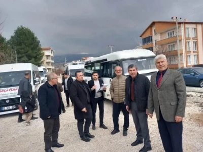 Dinar&rsquo;da &ouml;ğrenci servis ara&ccedil;larına y&ouml;nelik denetim
