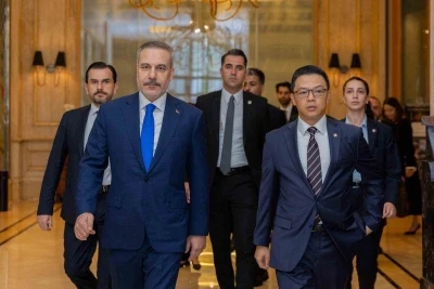 Dışişleri Bakanı Fidan, Endonezyalı mevkidaşı Sugiono ile g&ouml;r&uuml;şt&uuml;

