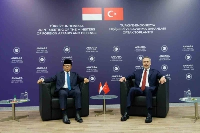 Dışişleri Bakanı Fidan, Endonezyalı mevkidaşı Sugiono ile g&ouml;r&uuml;şt&uuml;
