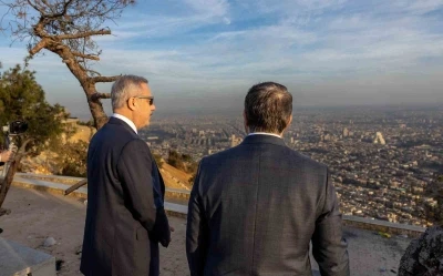 Dışişleri Bakanı Fidan, Kasyun Dağı&rsquo;nda Şam&rsquo;ı seyretti
