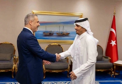 Dışişleri Bakanı Fidan, Katar Başbakanı Al-Thani ile görüştü
