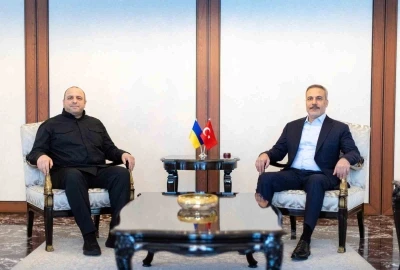 Dışişleri Bakanı Fidan, Ukrayna Milli G&uuml;venlik ve Savunma Konseyi Sekreteri Umerov ile g&ouml;r&uuml;şt&uuml;
